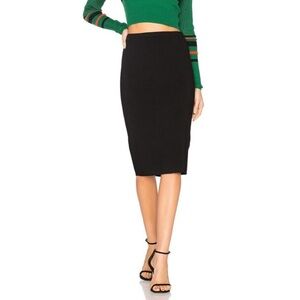 Diane Von Furstenberg Black Pencil Skirt